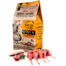 Sucha karma dla psa Wiejska Zagroda Jagnięcina z KACZKĄ małe rasy S 20 kg