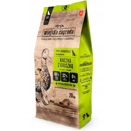 Wiejska Zagroda Hipoalergiczna Sucha Karma dla Psa KACZKA z Gruszką M 20 kg
