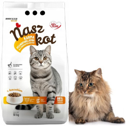 Pełnoporcjowa sucha karma dla kota BIOFEED NASZ KOT Z KURCZAKIEM 10KG