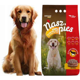Karma sucha dla psa średnie duże rasy BIOFEED NASZ PIES z wołowiną 10kg