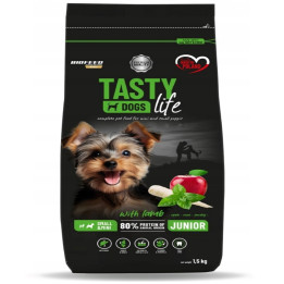 Sucha karma dla szczeniąt małe rasy TASTY DOGS LIFE JUNIOR JAGNIĘCINA 1,5kg