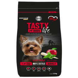Sucha karma dla psa psów ras mini i małych TASTY DOGS LIFE z WOŁOWINĄ 1,5kg