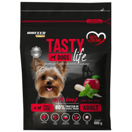 Sucha karma dla psa psów ras mini i małych TASTY DOGS LIFE z WOŁOWINĄ 600g
