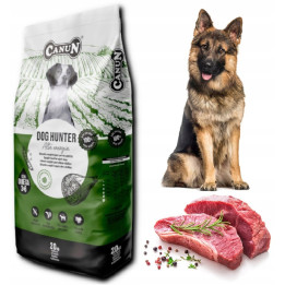 Canun Dog HUNTER sucha karma pełnoporcjowa dla aktywnych PSÓW WOŁOWINA 20kg