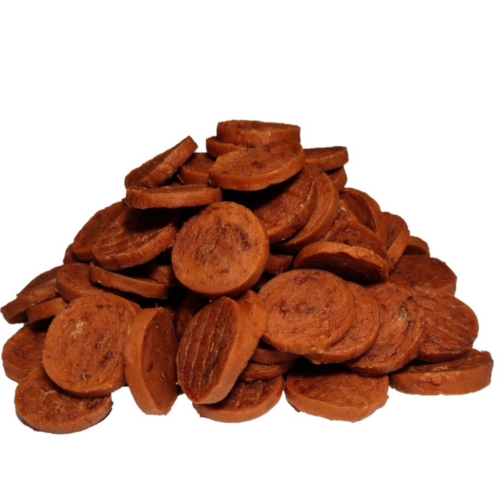 HAPPY SNACKY Przysmak dla psa SMACZNE Miękkie TALARKI z JAGNIĘCINY 500g