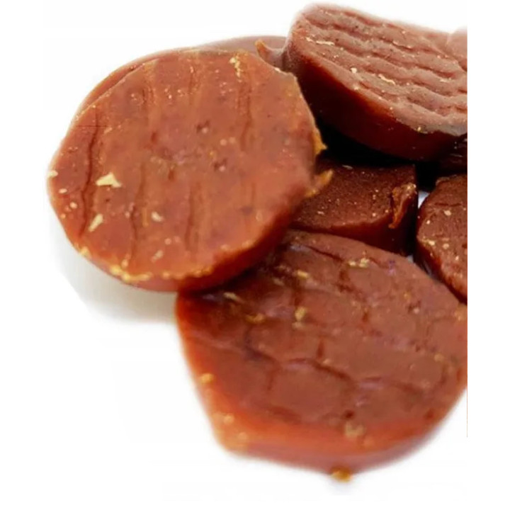 HAPPY SNACKY Przysmak dla psa SMACZNE Miękkie TALARKI z JAGNIĘCINY 500g