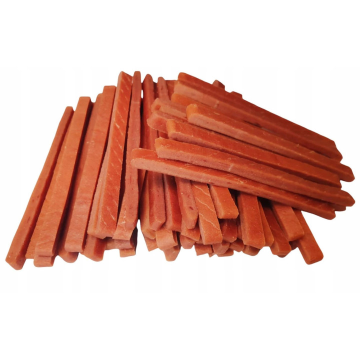 HAPPY SNACKY Przysmak dla psa SMACZNE Miękkie PASKI Z KRÓLIKA 500G HSC-70