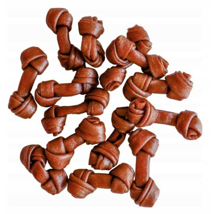 HAPPY SNACKY Przysmak dla psa SMACZNE Miękkie WĘZEŁKI z KACZKI 500G HSC-80