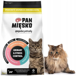 Pan Mięsko Sucha Karma dla kota Indyk wołowina Urinary & Stress Control 3kg