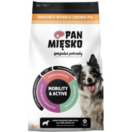 Pan Mięsko Mobility & Active Karma sucha dla psa Wieprzowina Kaczka M 3kg