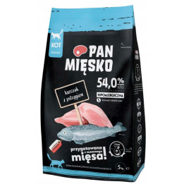 Sucha karma dla kota Pan Mięsko KURCZAK z PSTRĄGIEM HIPOALERGICZNA 5 kg S