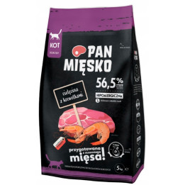 Sucha karma dla kota Pan Mięsko CIELĘCINA z KREWETKAMI hipoalergiczna 5kg S