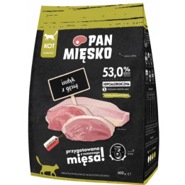 PAN MIĘSKO KARMA DLA KOTA INDYK Z GĘSIA S 400 g