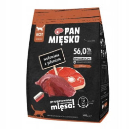 PAN MIĘSKO DLA KOTA WOŁOWINA Z JELENIEM M 400 g
