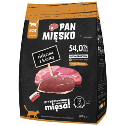 PAN MIĘSKO DLA KOTA CIELECINA Z KACZKĄ M 400 g