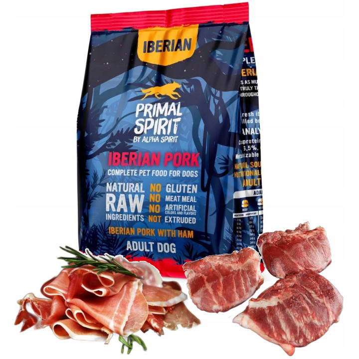 Sucha miękka KARMA Primal Spirit IBERIAN PORK wieprzowina iberyjska 1kg