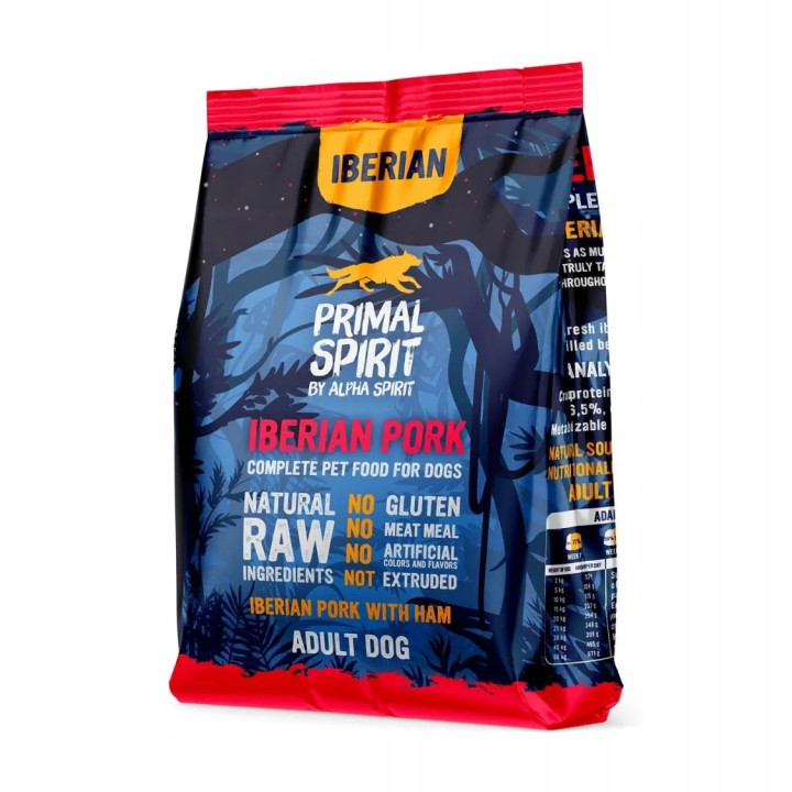 Sucha miękka KARMA Primal Spirit IBERIAN PORK wieprzowina iberyjska 1kg