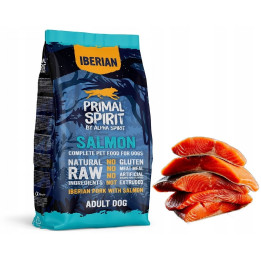 Sucha karma PRIMAL SPIRIT Iberian SALMON wieprzowina iberyjska ŁOSOŚ 1 kg
