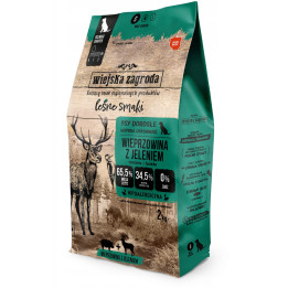Wiejska Zagroda LEŚNE SMAKI Karma sucha dla psa WIEPRZOWINA z JELENIEM 2 kg